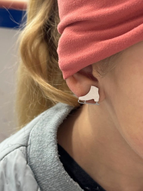 Figure Skate Earrings - Ice Skating Jewelry Gift for Skaters & Coaches