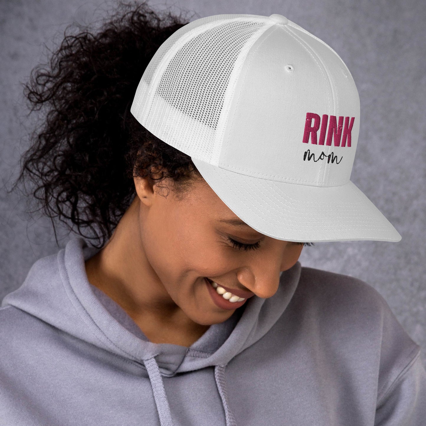 Rink Trucker Cap | Rink Mom Trucker Cap | Ice Chirps