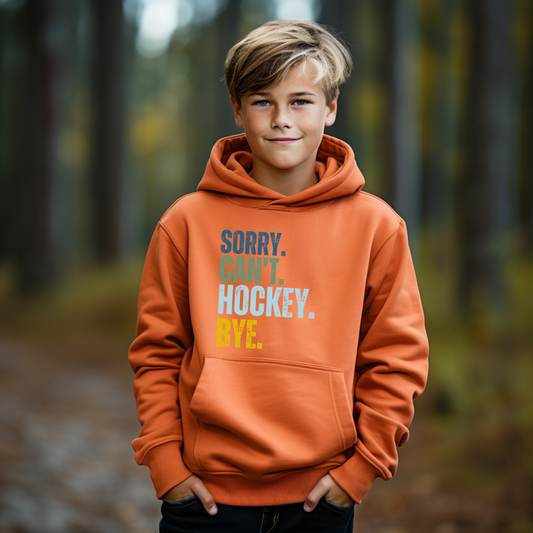 Hockey Player Youth Hoodie | Youth Hoodie | Ice Chirps