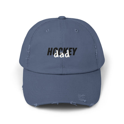 Hockey Dad Cap | Hockey Dad Distressed Cap | Ice Chirps