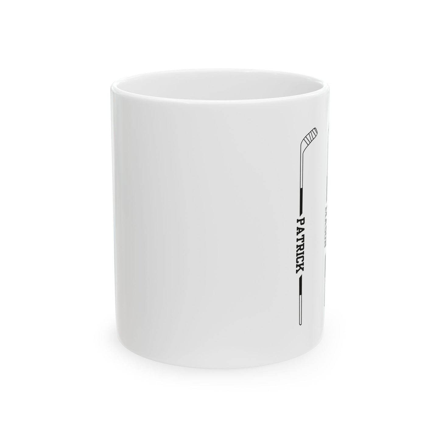 Customized Hockey Mom Dad Mug for Hockey Parents | Hockey Mom Gift Idea for Hockey Dad | Hockey Coach Gift | Personalized Hockey Player Mug