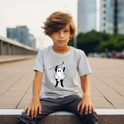 Kids Halloween Hockey Shirt
