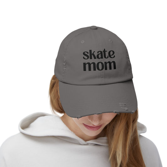 Skate Mom Distressed Cap | Skate Mom Cap | Ice Chirps