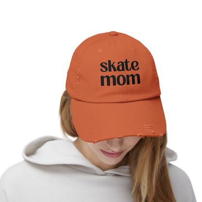 Skate Mom Distressed Cap | Skate Mom Cap | Ice Chirps
