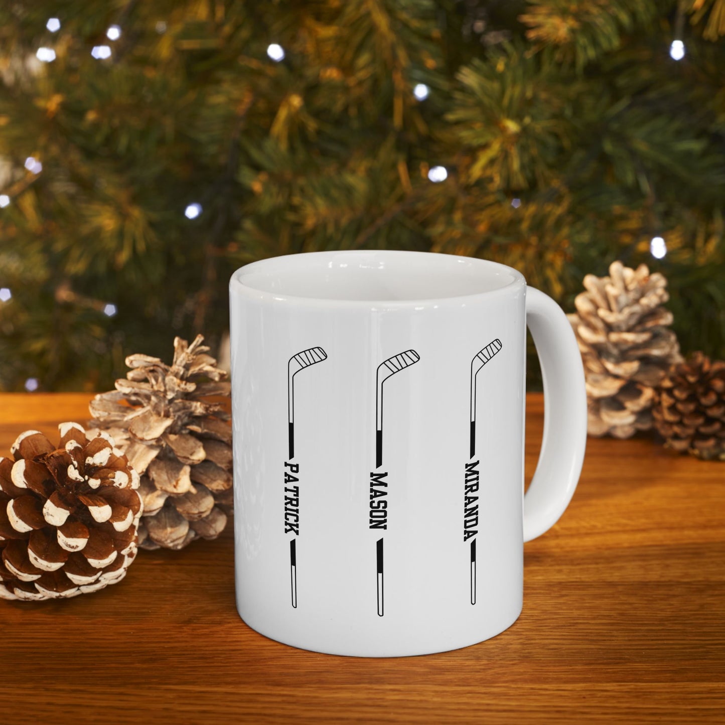 Customized Hockey Mom Dad Mug for Hockey Parents | Hockey Mom Gift Idea for Hockey Dad | Hockey Coach Gift | Personalized Hockey Player Mug