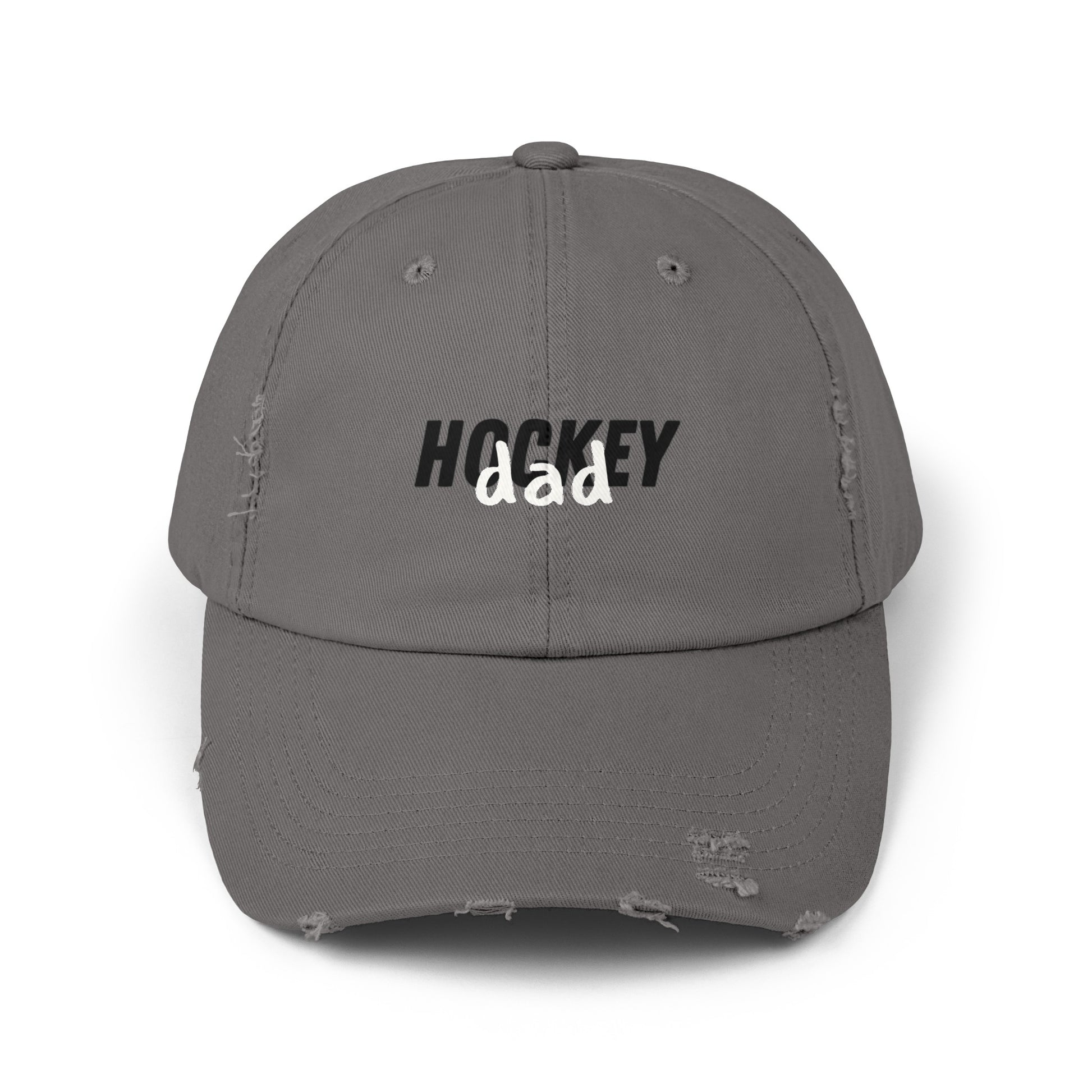 Hockey Dad Cap | Hockey Dad Distressed Cap | Ice Chirps