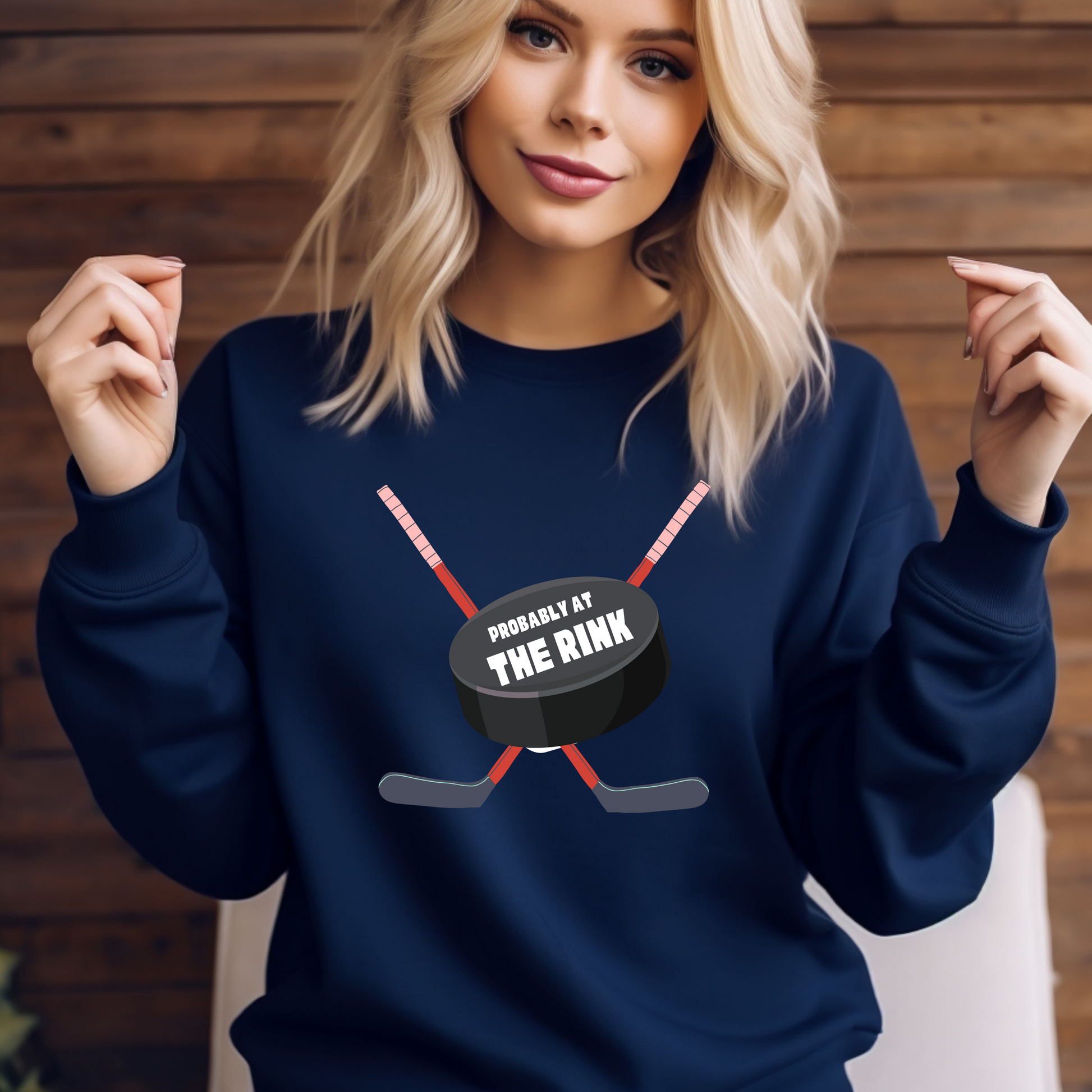 Rink Hockey Crewneck Sweatshirt | Rink Hockey Sweatshirt | Ice Chirps