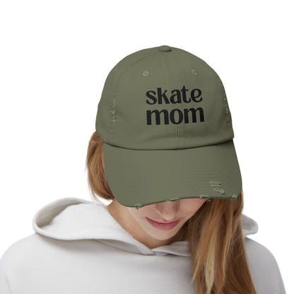 Skate Mom Distressed Cap | Skate Mom Cap | Ice Chirps