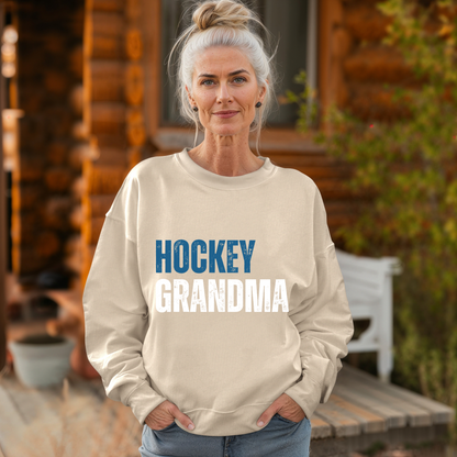 Hockey Crewneck Sweatshirt | Hockey Grandma Sweatshirt | Ice Chirps