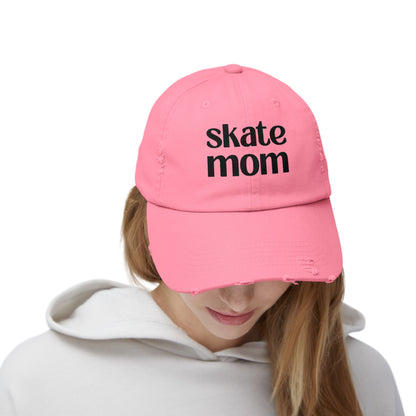 Skate Mom Distressed Cap | Skate Mom Cap | Ice Chirps