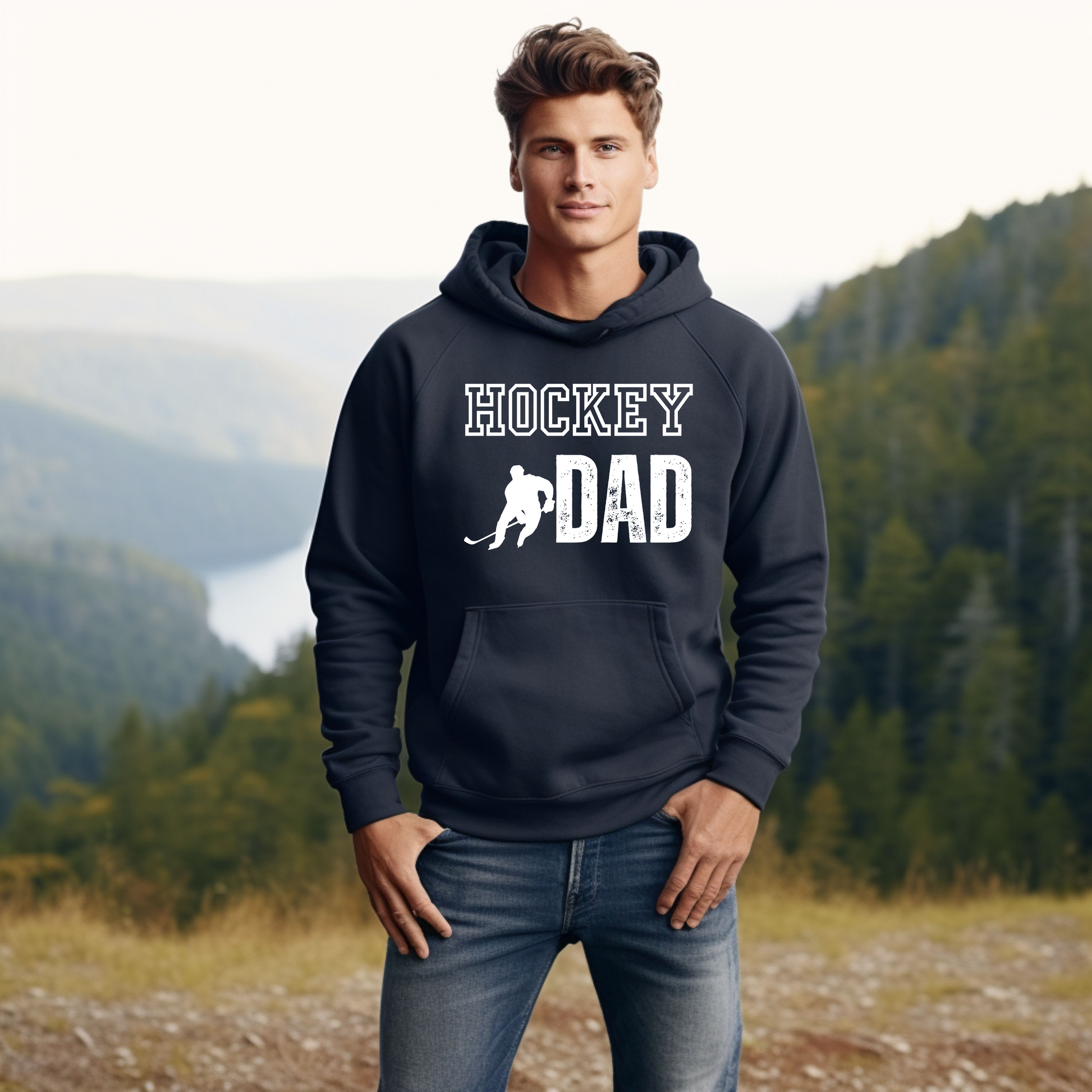 Hockey Dad Hoodie | Hockey Dad Ice Rink Hoodie | Ice Chirps