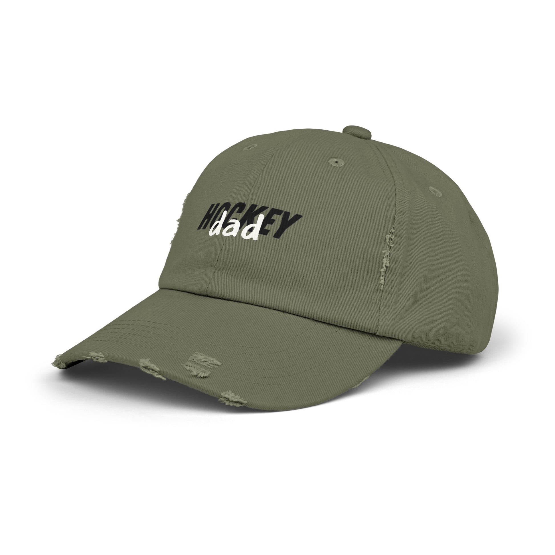Hockey Dad Cap | Hockey Dad Distressed Cap | Ice Chirps