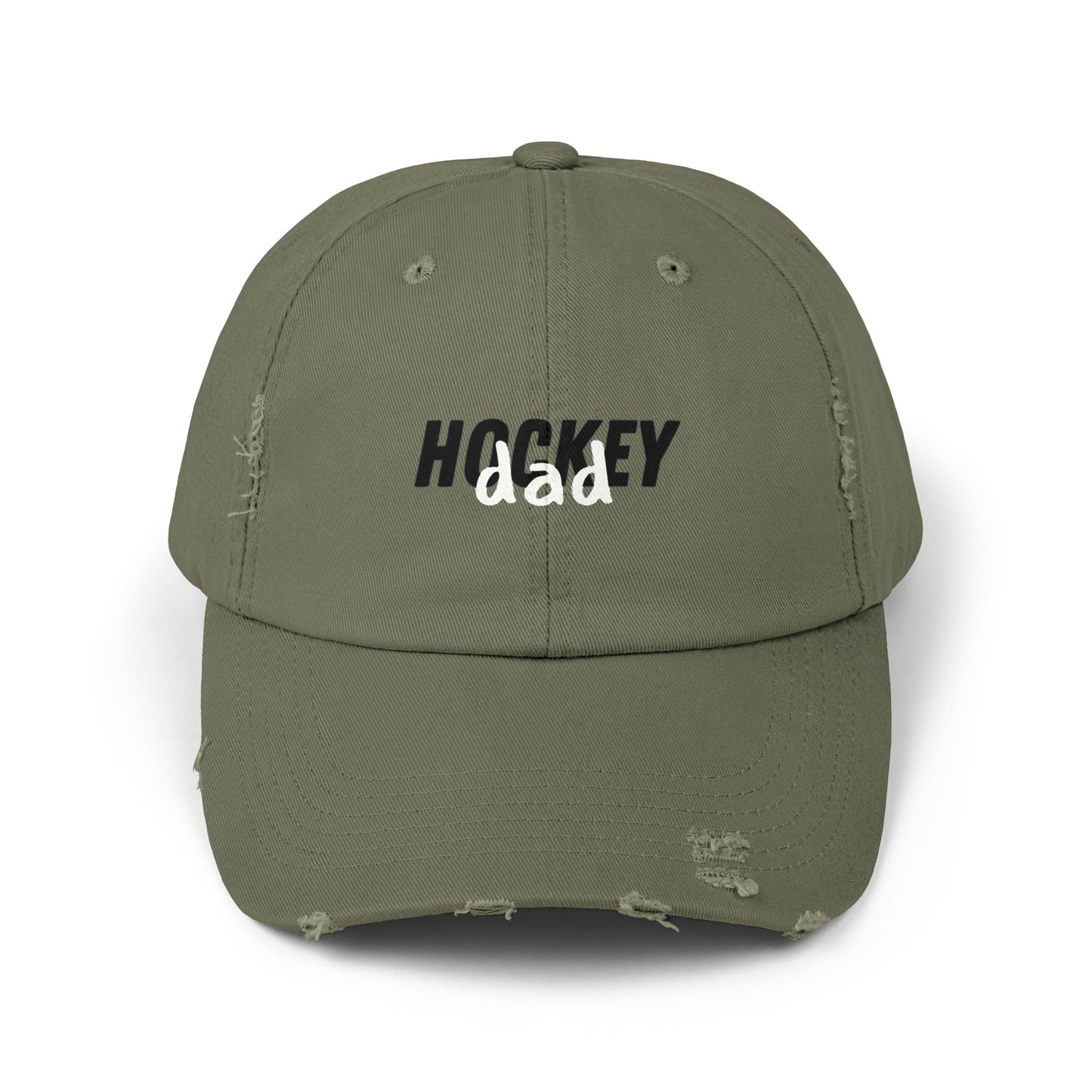 Hockey Dad Cap | Hockey Dad Distressed Cap | Ice Chirps