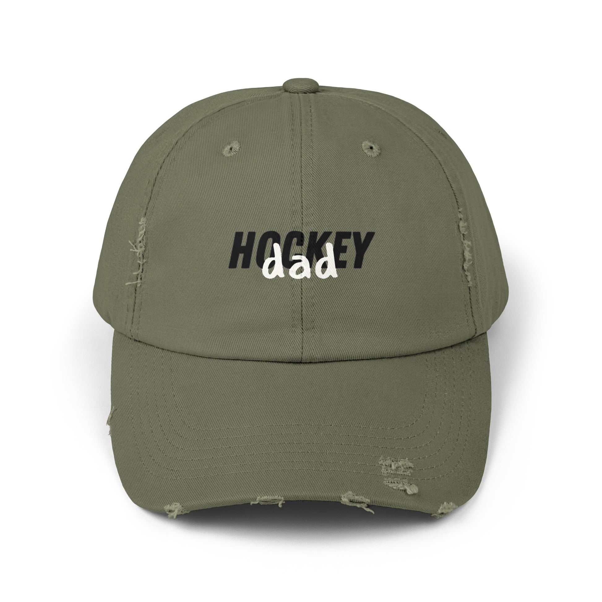 Hockey Dad Cap | Hockey Dad Distressed Cap | Ice Chirps