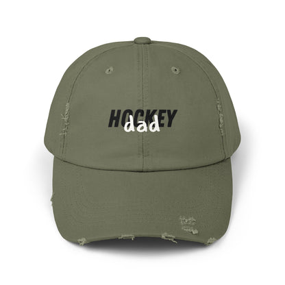 Hockey Dad Cap | Hockey Dad Distressed Cap | Ice Chirps