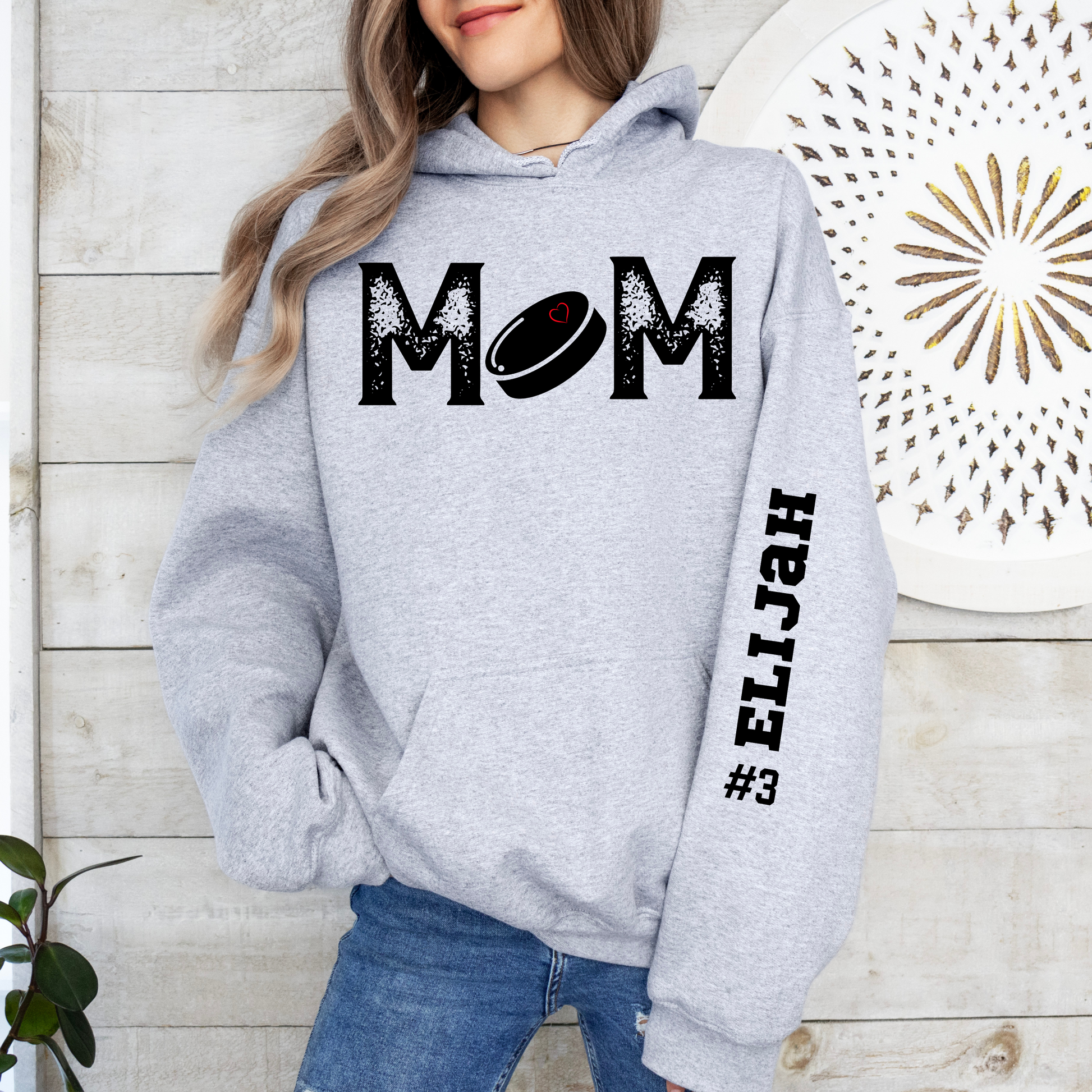 Custom Hockey Mom Hoodie | Hockey Mom Hoodie | Ice Chirps