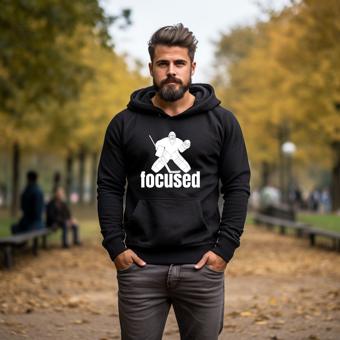 Hockey Goalie Hoodie | Goalie Gift Sweatshirt | Ice Chirps