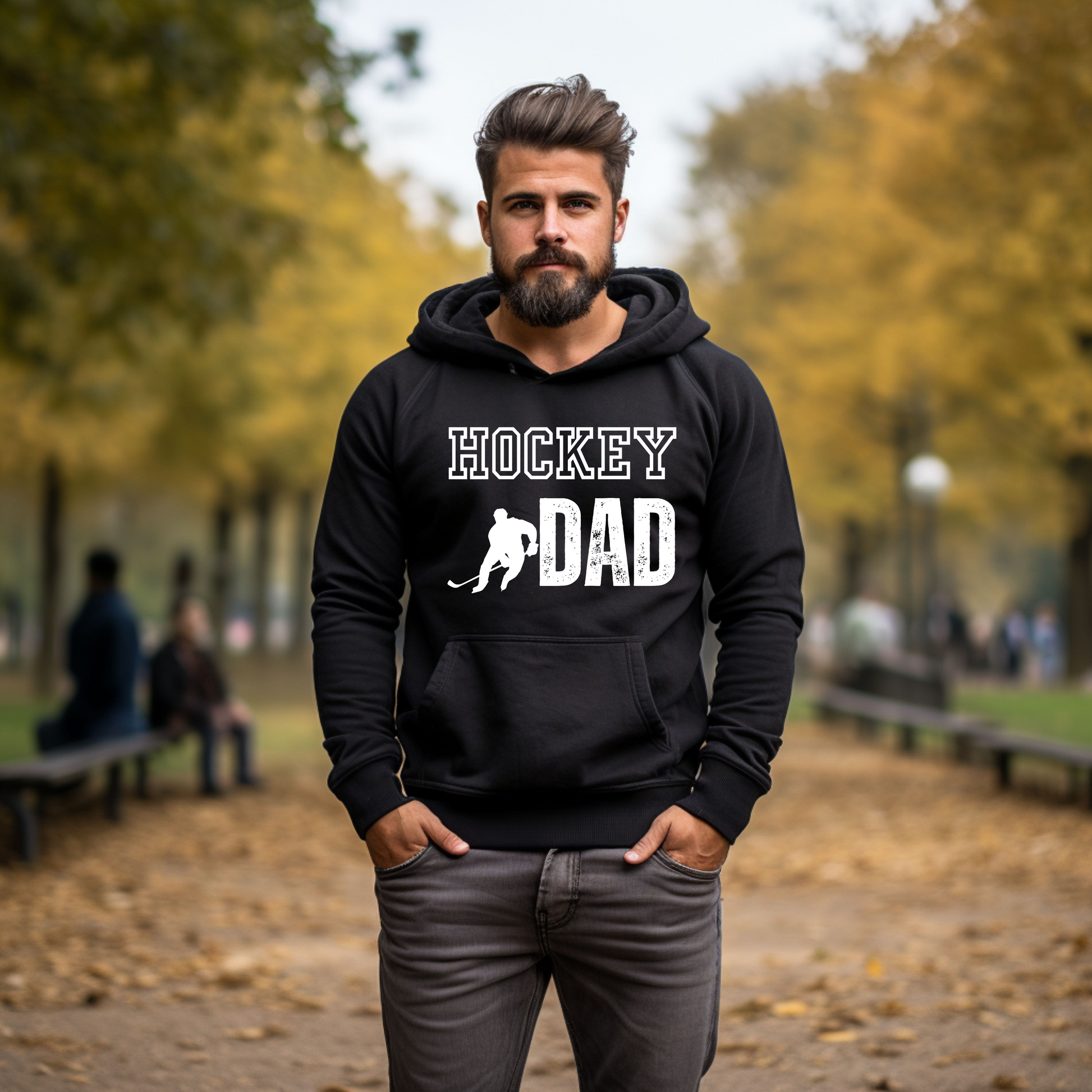 Hockey Dad Hoodie | Hockey Dad Ice Rink Hoodie | Ice Chirps