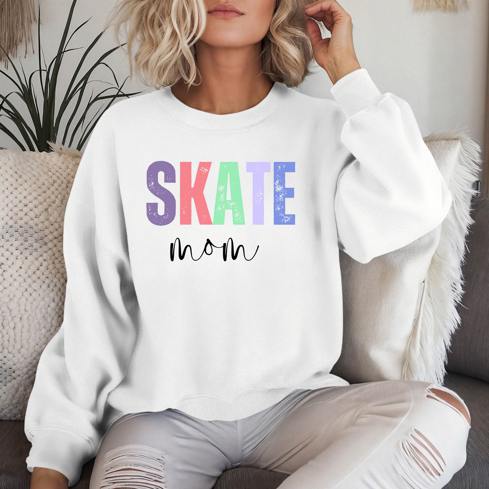 Hockey Mom Sweatshirt | Mom Sweatshirt | Ice Chirps