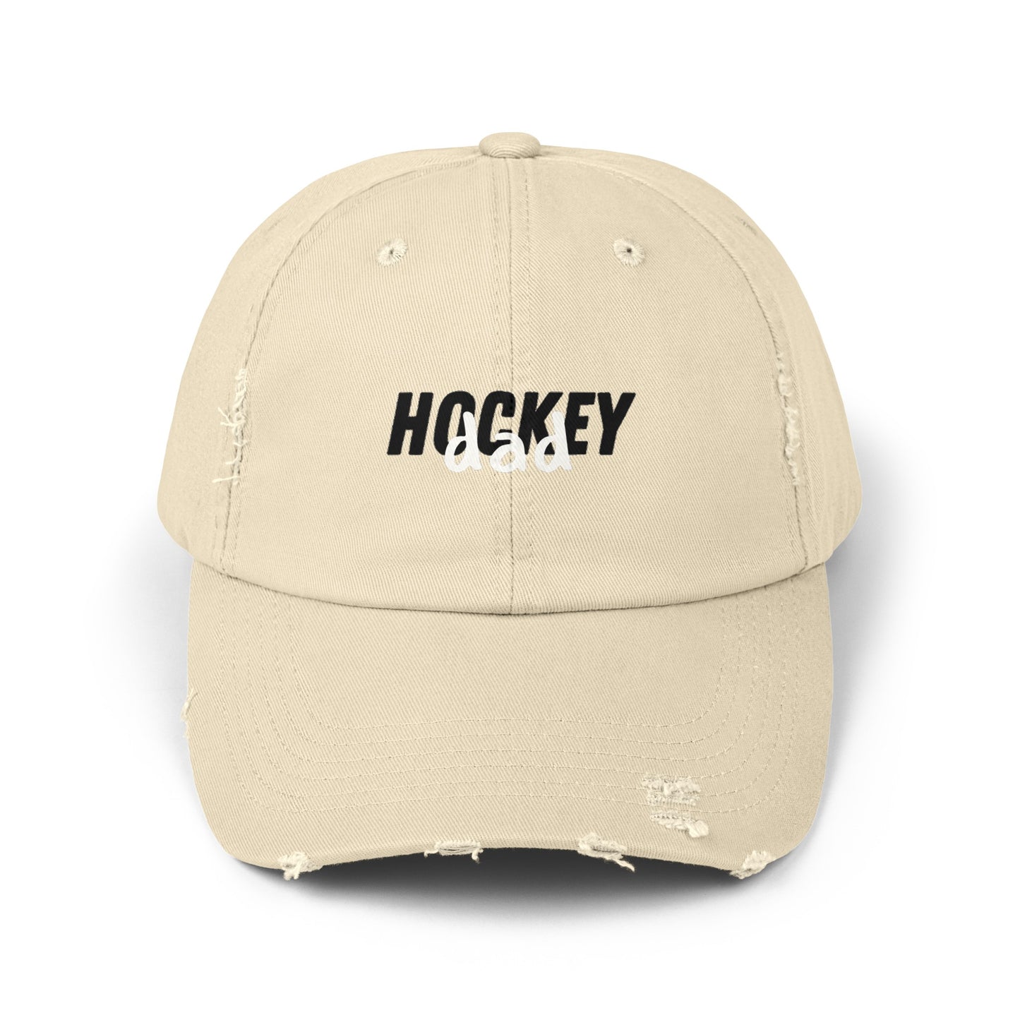 Hockey Dad Cap | Hockey Dad Distressed Cap | Ice Chirps