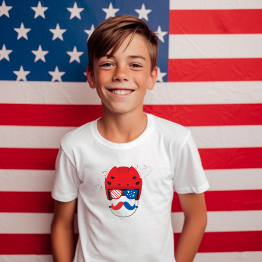 Hockey Kids T-Shirt | Kids White T-Shirt | Ice Chirps