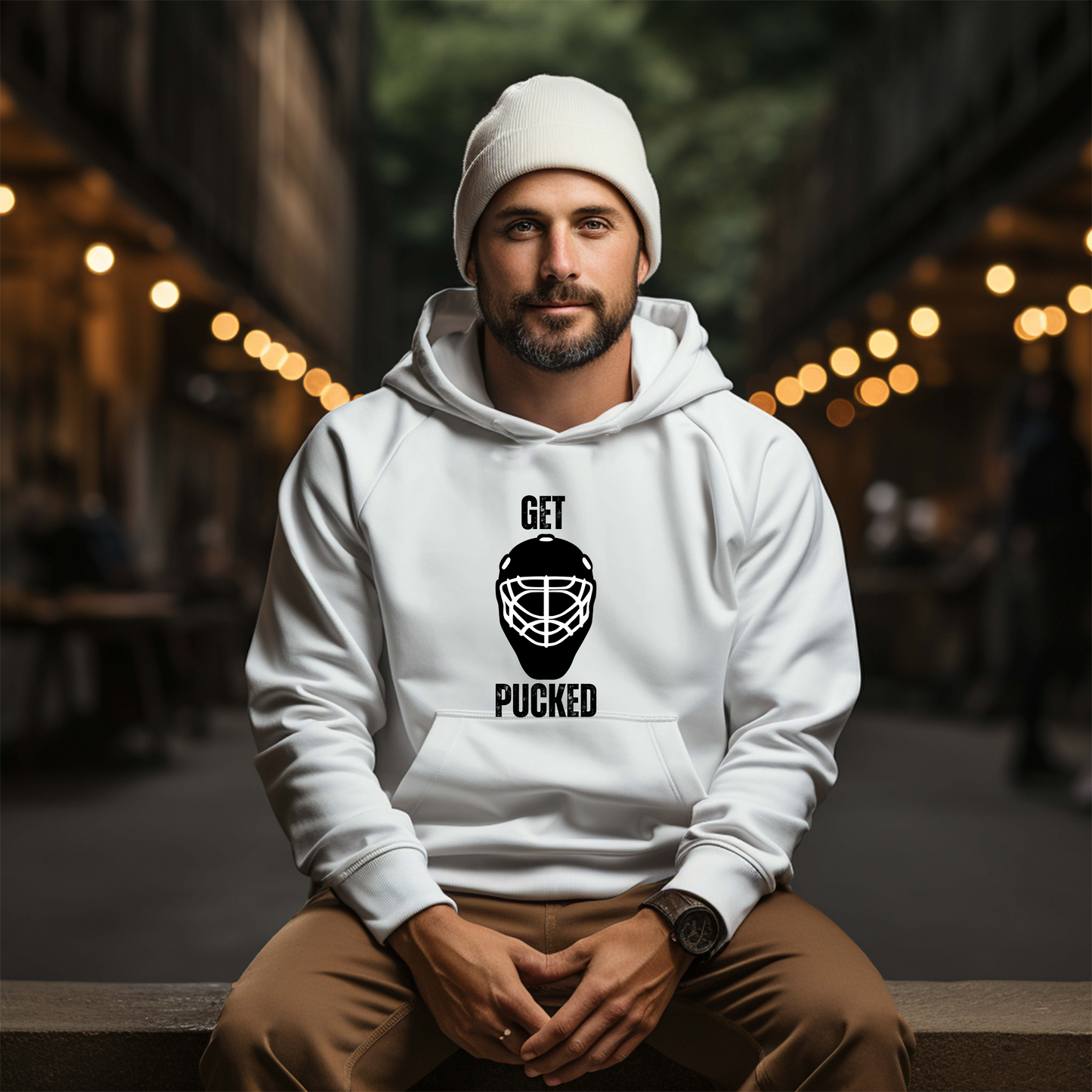 Get Pucked Men's Hoodie