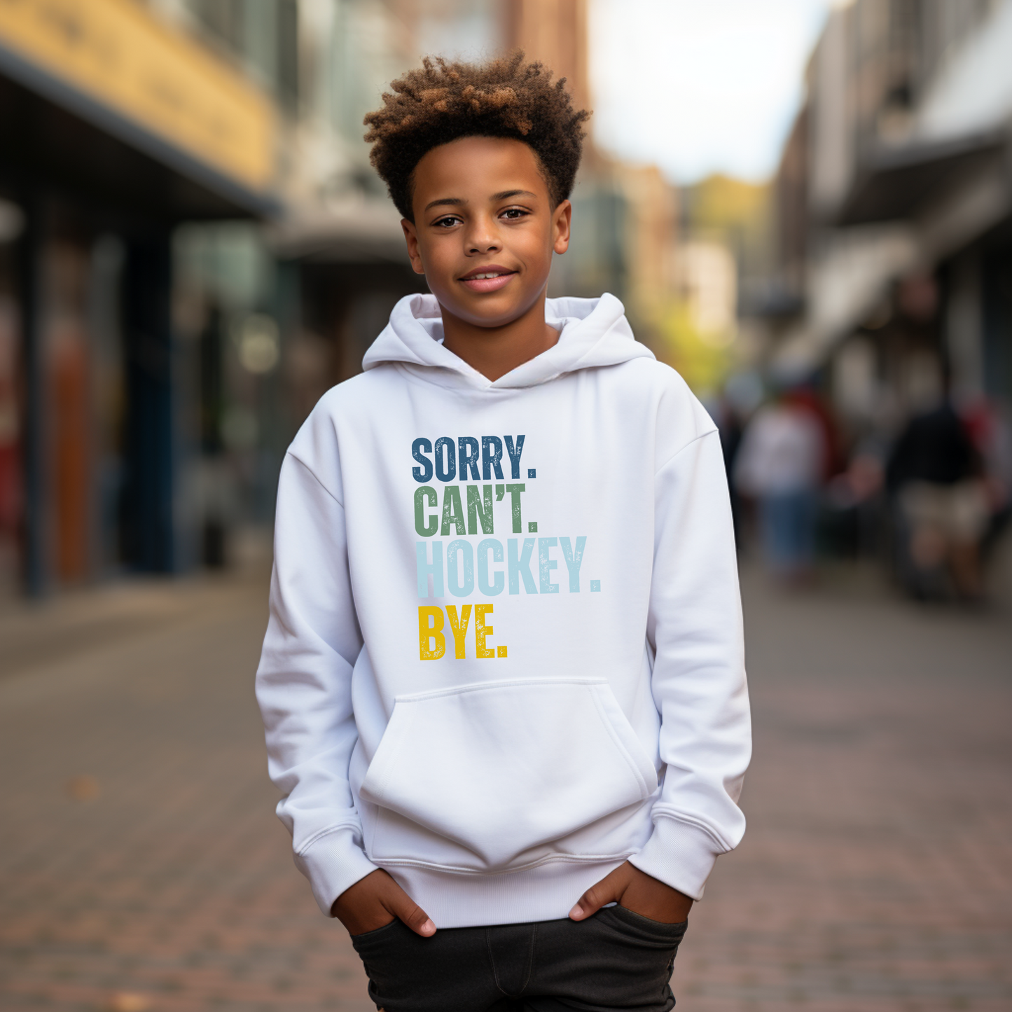 Hockey Player Youth Hoodie | Youth Hoodie | Ice Chirps