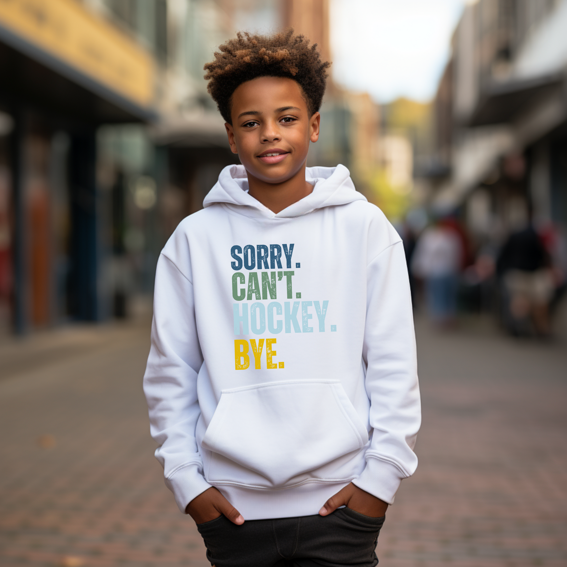 Hockey Player Youth Hoodie | Youth Hoodie | Ice Chirps