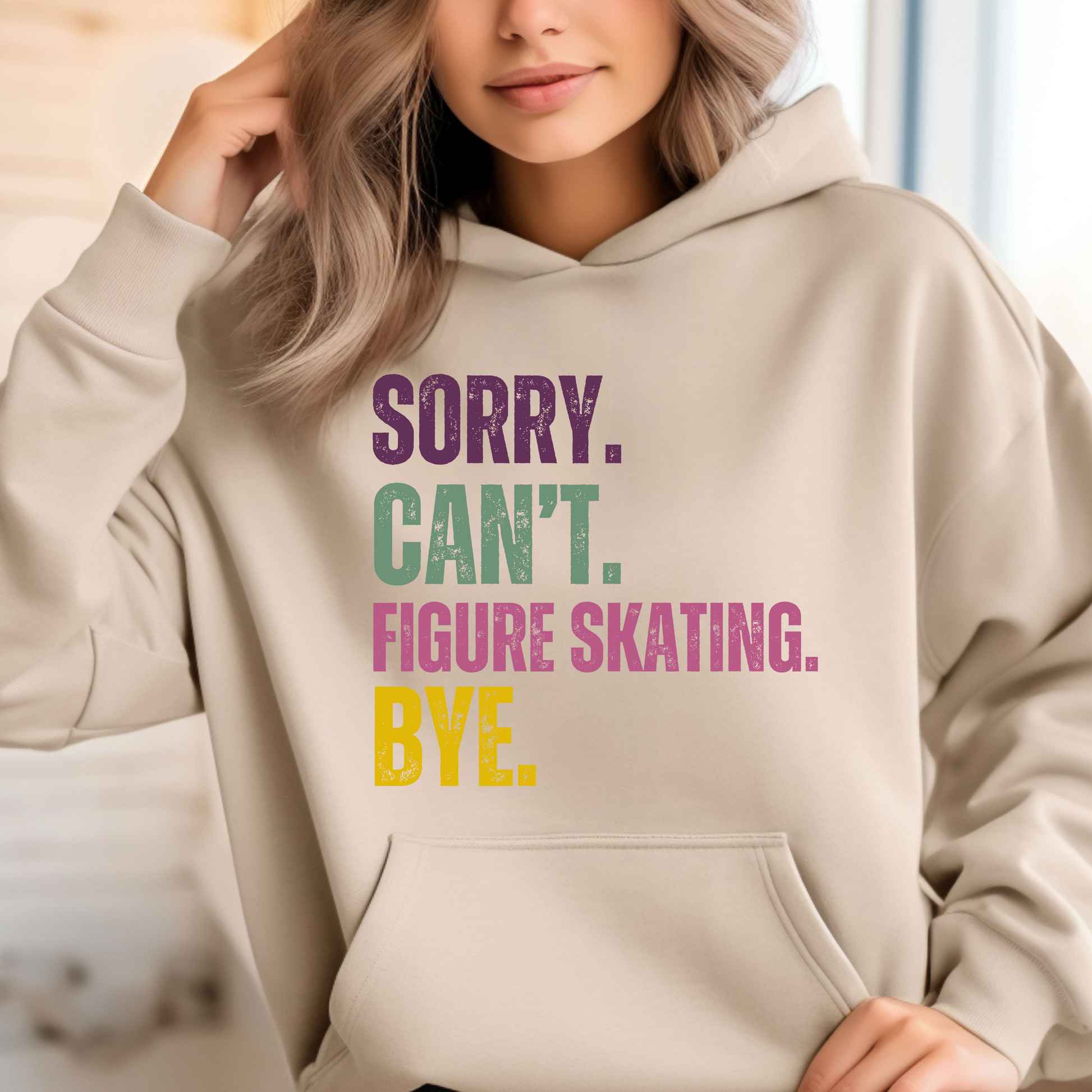 Skating Bye Hoodie | Bye Hoodie | Ice Chirps