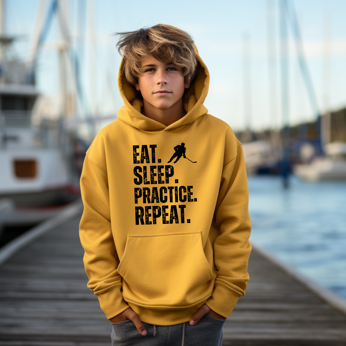 Youth Hockey Hoodie | Youth Kids Hoodie | Ice Chirps