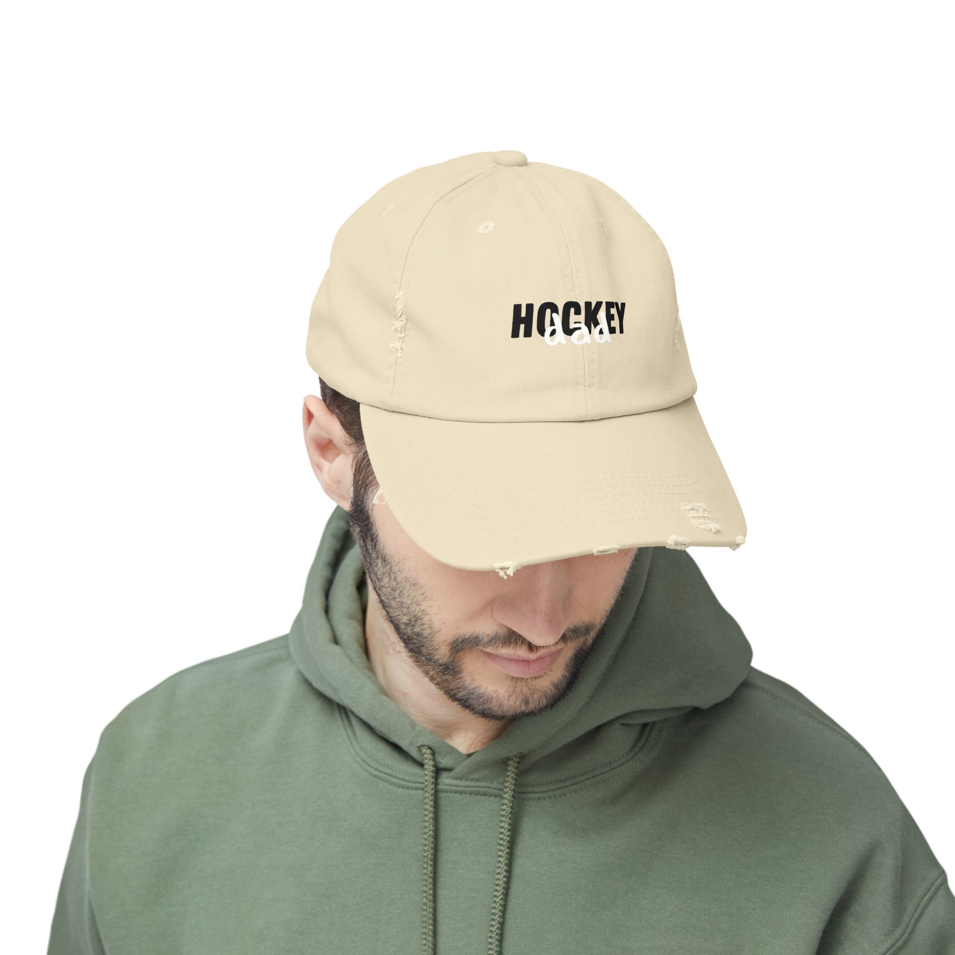 Hockey Dad Cap | Hockey Dad Distressed Cap | Ice Chirps