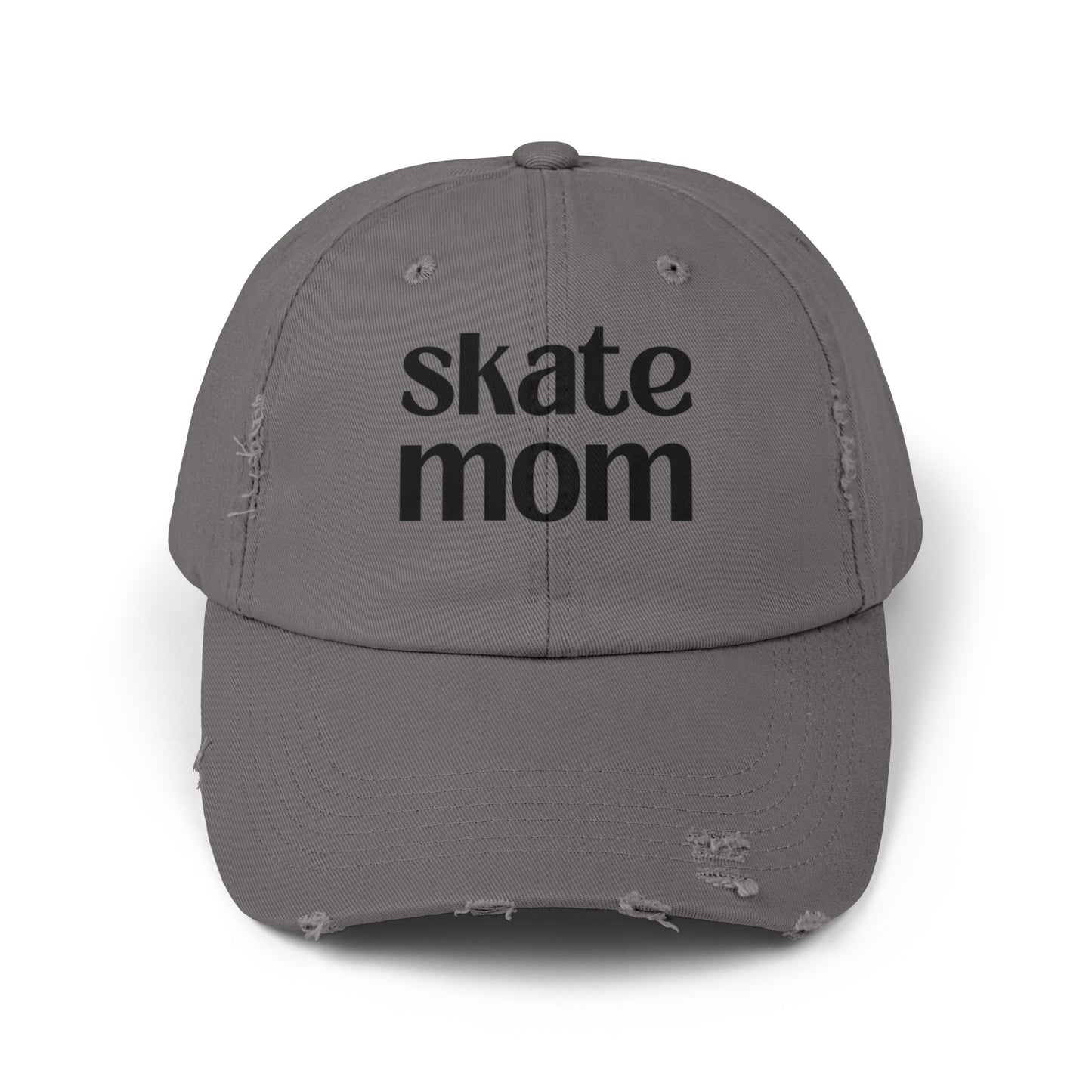 Skate Mom Distressed Cap | Skate Mom Cap | Ice Chirps