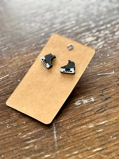 Hockey Skate Earrings – Perfect Gift for Ice Hockey Moms & Coaches